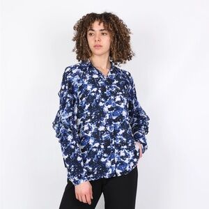 #82 Ralph Lauren Floral Georgette Shirt